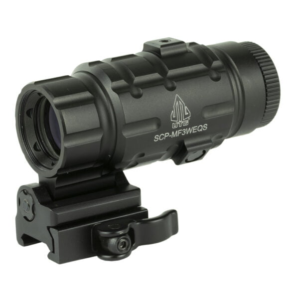 Leapers UTG 3X Magnifier with Flip-to-side QD Mount W/E Adjustable